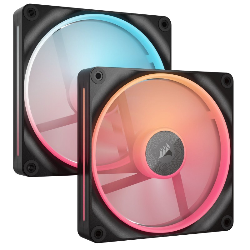 Corsair iCUE LINK LX140-R RGB, Ventilateur, 14 cm, 2000 trmin, Noir