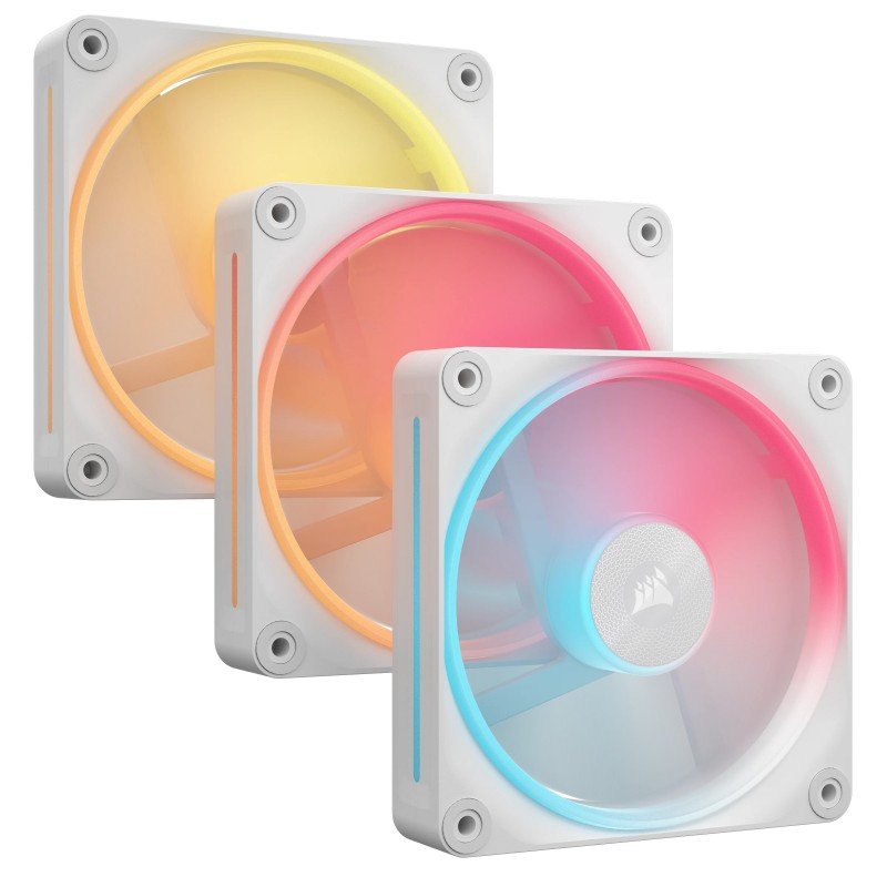 Corsair iCUE LINK LX120-R RGB, Ventilateur, 12 cm, 2400 trmin, Blanc