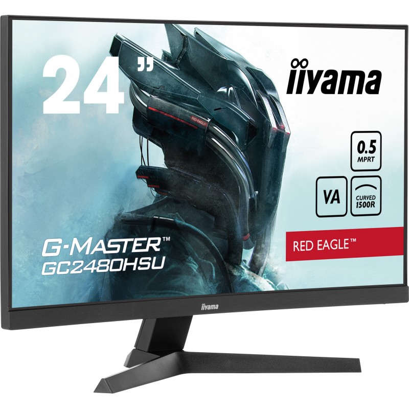 Iiyama G-MASTER GC2480HSU-B1, 59,9 cm 23.6", 1920 x 1080 pixels, Full HD, LED, 0,5 ms, Noir