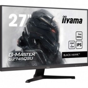 Iiyama G-MASTER G2745QSU-B2, 68,6 cm 27", 2560 x 1440 pixels, Wide Quad HD, LED, 1 ms, Noir