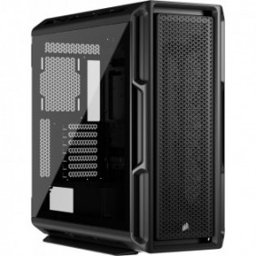 Corsair 5000T, Midi Tower, PC, Noir, ATX, EATX, micro ATX, Mini-ITX, Plastique, Acier, Verre trempé, Jouer