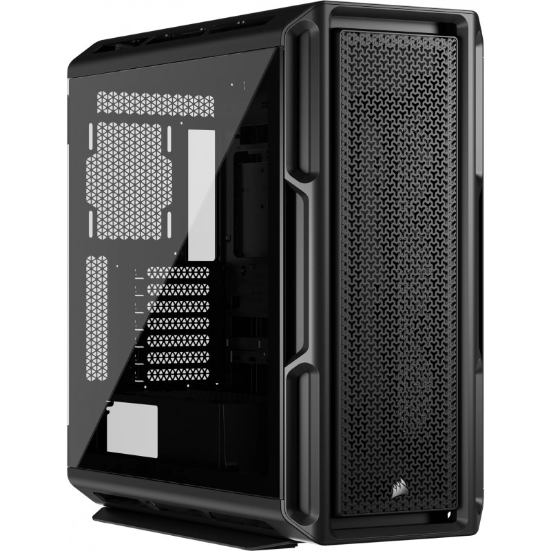 Corsair 5000T, Midi Tower, PC, Noir, ATX, EATX, micro ATX, Mini-ITX, Plastique, Acier, Verre trempé, Jouer