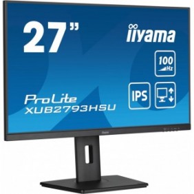 Iiyama ProLite XUB2793HSU-B7, 68,6 cm 27", 1920 x 1080 pixels, Full HD, LED, 1 ms, Noir