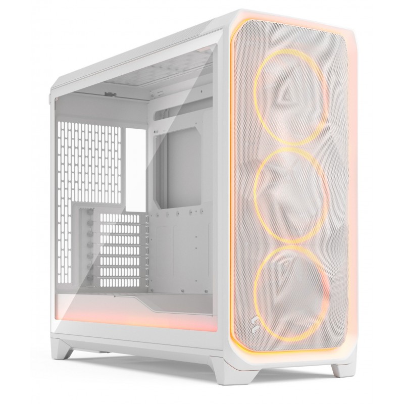 Fractal Design Meshify 3 XL, PC, Blanc, ATX, EATX, ITX, micro ATX, SSI CEB, SSI EEB, Acier, Verre trempé, Jouer, Multi
