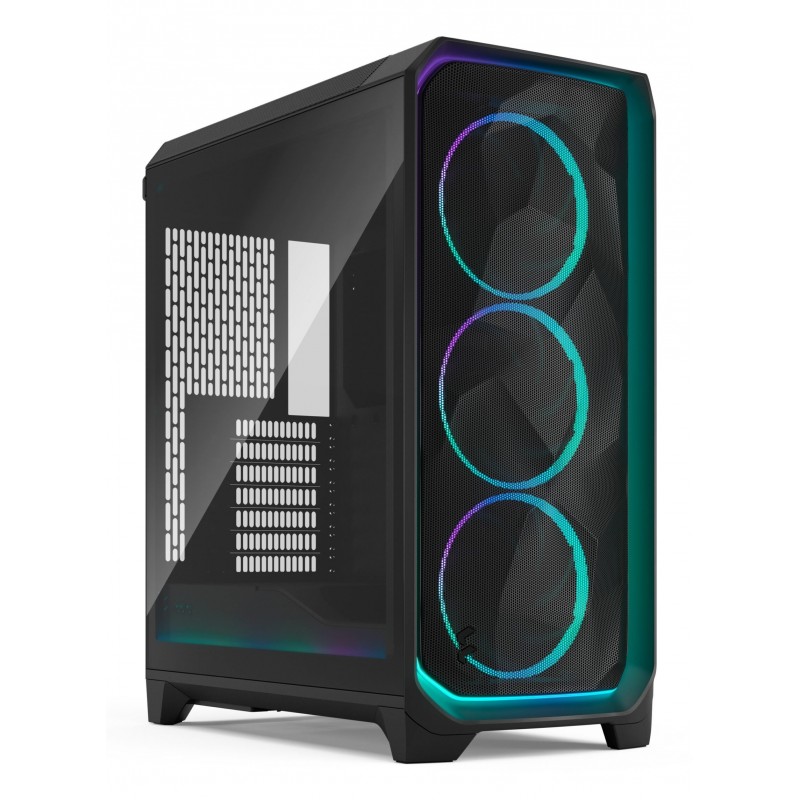 Fractal Design Meshify 3, PC, Noir, ATX, EATX, micro ATX, Mini-ITX, Acier, Verre trempé, Jouer, Multi