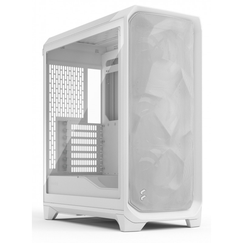 Fractal Design Meshify 3, PC, Blanc, ATX, EATX, micro ATX, Mini-ITX, Acier, Verre trempé, Jouer, 17,3 cm
