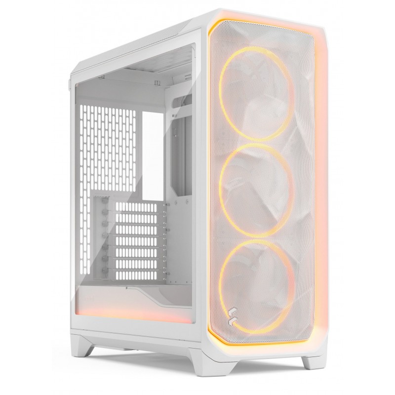 Fractal Design Meshify 3, PC, Blanc, ATX, EATX, micro ATX, Mini-ITX, Acier, Verre trempé, Jouer, Multi