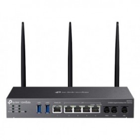 TP-LINK Omada AX3000, Bi-bande 2,4 GHz  5 GHz, EthernetLAN, ADSL, ADSL2, Noir, Routeur