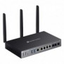 TP-LINK Omada AX3000, Bi-bande 2,4 GHz  5 GHz, EthernetLAN, ADSL, ADSL2, Noir, Routeur