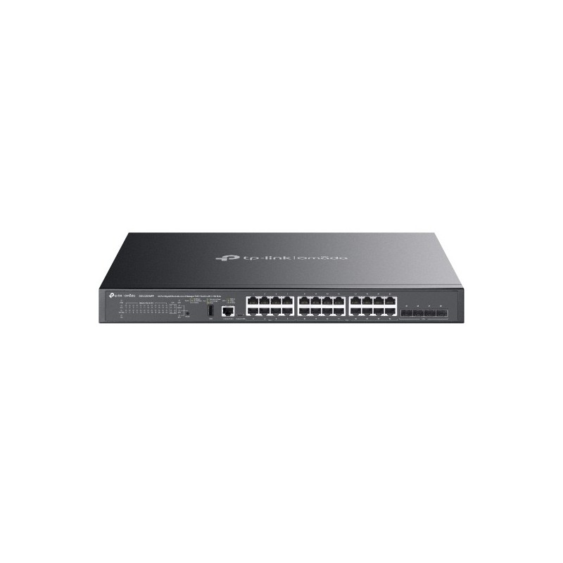 TP-LINK SG5428XMPP, Géré, L3, Gigabit Ethernet 101001000, Connexion Ethernet, supportant l'alimentation via ce port , Grille de montage