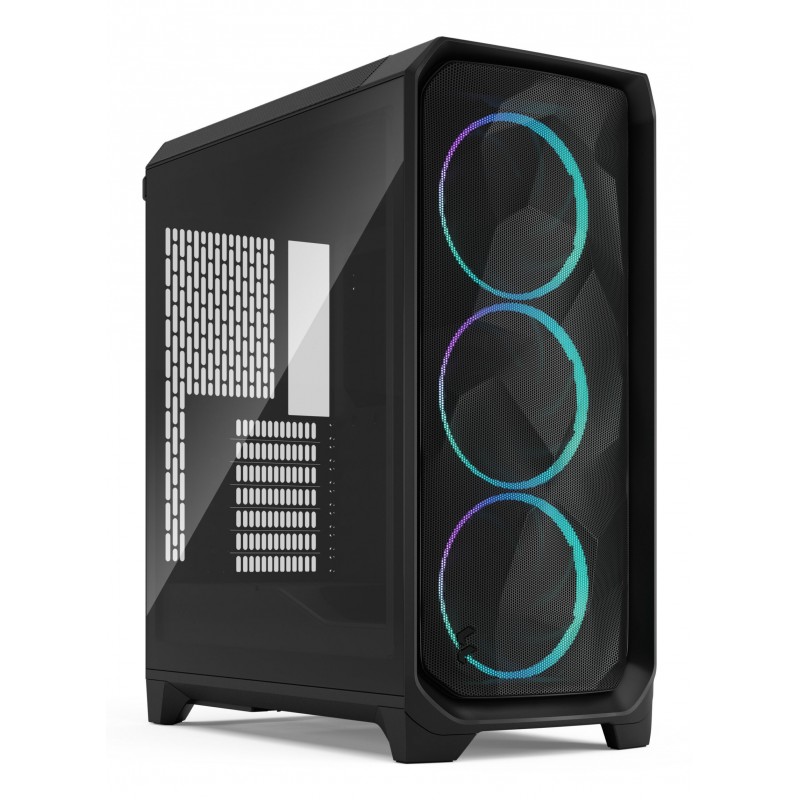 Fractal Design Meshify 3, PC, Noir, ATX, EATX, micro ATX, Mini-ITX, Acier, Verre trempé, Jouer, Multi