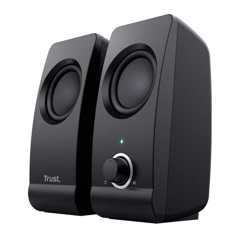 Trust Remo 2.0, 1-voie, 2.0 canaux, Avec fil, 8 W, Noir