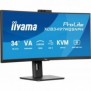Iiyama ProLite XCB3497WQSNPH-B1, 86,4 cm 34", 3440 x 1440 pixels, UltraWide Quad HD, LED, 0,4 ms, Noir