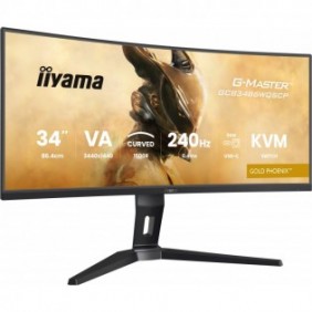 Iiyama G-MASTER GCB3486WQSCP-B1, 86,4 cm 34", 3440 x 1440 pixels, UltraWide Quad HD, 0,4 ms, Noir