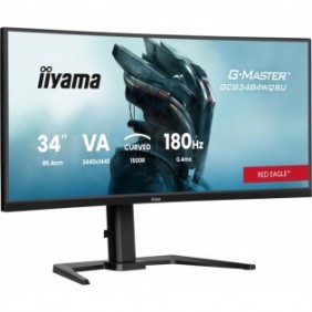 Iiyama G-MASTER GCB3484WQSU-B1, 86,4 cm 34", 3440 x 1440 pixels, UltraWide Quad HD, LED, 0,4 ms, Noir