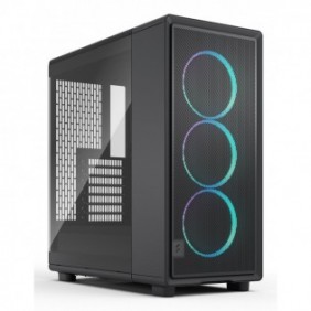 Fractal Design Epoch, Midi Tower, PC, Noir, ATX, micro ATX, Mini-ITX, Acier, Verre trempé, Gaming