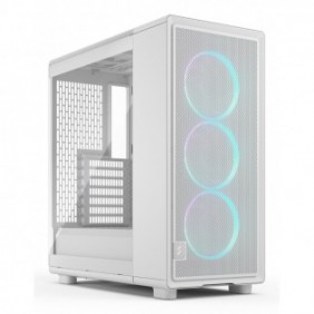 Fractal Design Epoch, Midi Tower, PC, Blanc, ATX, micro ATX, Mini-ITX, Acier, Verre trempé, Gaming