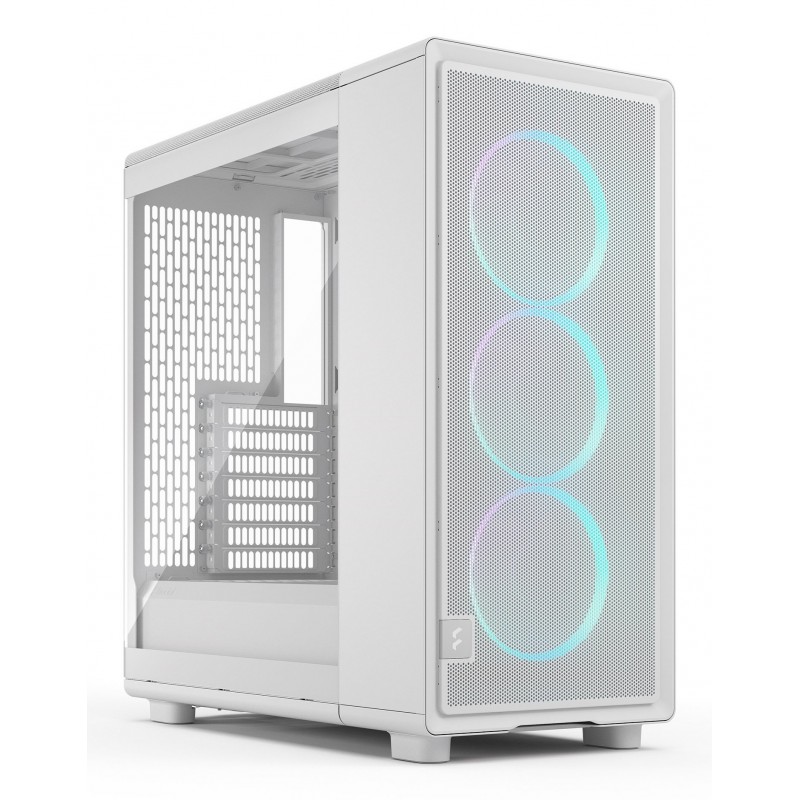 Fractal Design Epoch, Midi Tower, PC, Blanc, ATX, micro ATX, Mini-ITX, Acier, Verre trempé, Gaming