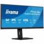 Iiyama ProLite XUB3493WQSU-B6, 86,4 cm 34", 3440 x 1440 pixels, UltraWide Quad HD, LED, 1 ms, Noir
