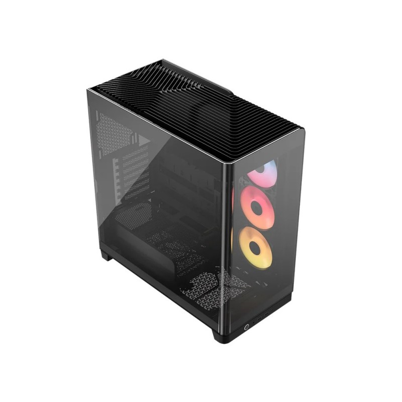 Corsair 4500X RS-R ARGB Tempered Glass Mid-Tower, Black, Midi Tower, PC, Noir, 18,5 cm, 25 cm, 3x 120 mm