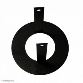 Neomounts FPMA-CRB5 Rosace encastrable au plafond - diam. 52 mm, Noir, Acier, Plafond, FPMA-C100, FPMA-C100SILVER, 2 mm, 5,2 cm