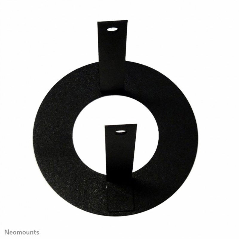 Neomounts FPMA-CRB5 Rosace encastrable au plafond - diam. 52 mm, Noir, Acier, Plafond, FPMA-C100, FPMA-C100SILVER, 2 mm, 5,2 cm