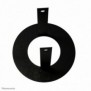 Neomounts FPMA-CRB5 Rosace encastrable au plafond - diam. 52 mm, Noir, Acier, Plafond, FPMA-C100, FPMA-C100SILVER, 2 mm, 5,2 cm