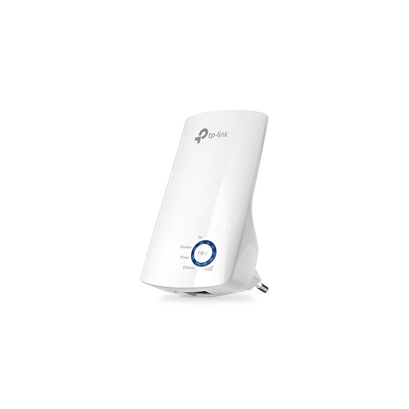 TP-LINK Tapo TL-WA850RE, Répéteur réseau, 300 Mbits, 10,300 Mbits, 20 DBm, 802.11b, 802.11g, Wi-Fi 4 802.11n, WEP, WPA-PSK, WPA2-PSK