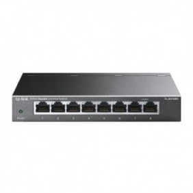 TP-LINK TL-SG108S, Non-géré, Gigabit Ethernet 101001000, Full duplex, Bureau