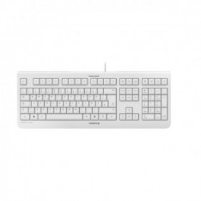 Cherry KC 1000, Taille réelle 100 %, Avec fil, USB, QWERTZ, Gris