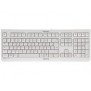 Cherry KC 1000, Taille réelle 100 %, Avec fil, USB, QWERTY, Gris
