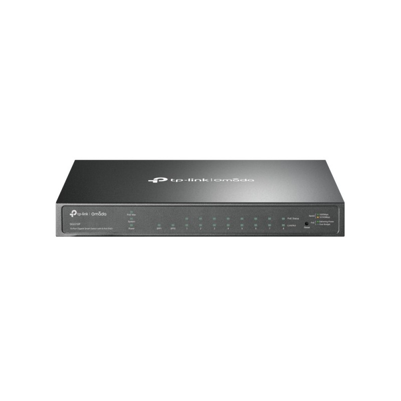 TP-LINK Omada SG2210P, Géré, L2L2+, Gigabit Ethernet 101001000, Connexion Ethernet, supportant l'alimentation via ce port