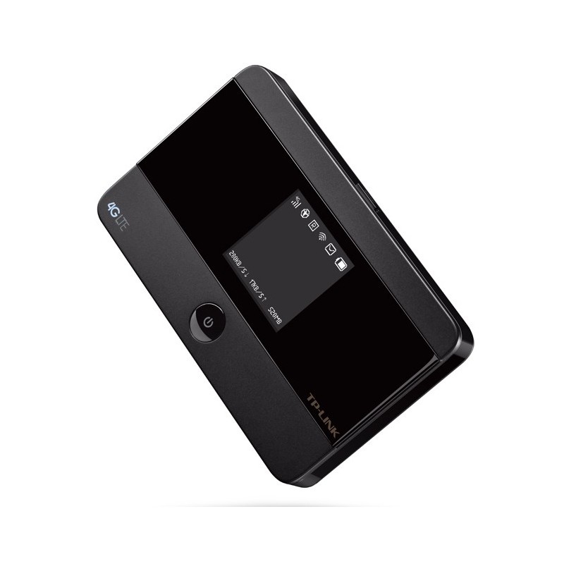 TP-LINK M7350, Équipement de réseau sans fil cellulaire, Noir, Portable, 802.11b, 802.11g, Wi-Fi 4 802.11n, 150 Mbits, 2,4 GHz