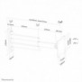 Neomounts FPMA-W830 Support d'écran mural 10-27" - orientable, 75 x 75 mm, 100 x 100 mm, 0 - 140, 0 - 180, Aluminium, Argent