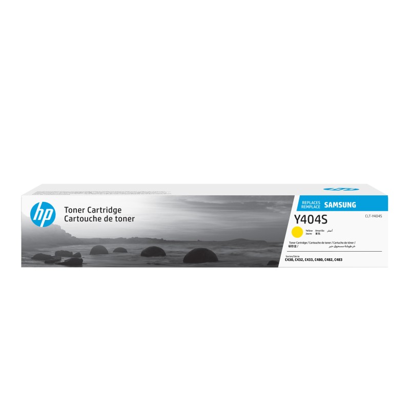 HP Samsung CLT-Y404S Toner jaune authentique, 1000 pages, Jaune, 1 pièce