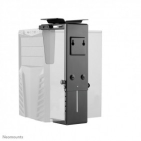 Neomounts NM-CPU100BLACK Support pour ordinateur - rotatif - max 10 kg - universel, Support de CPU monté sur bureau, Tower, 10 kg, Noir, Acier, 360