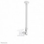 Neomounts FPMA-C100WHITE Support de plafond pour écran de 10-30" - h79-129 cm, 12 kg, 25,4 cm 10", 76,2 cm 30", 75 x 75 mm, 200 x 100 mm, 790 - 1290 mm