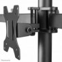 Neomounts FPMA-D550D3BLACK Support d'écran à fixer 10-27", Collier de serrage passe-fil, 25,4 cm 10", 68,6 cm 27", 100 x 100 mm, Réglage de la hauteur, Noir