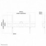 Neomounts LFD-W1640MP Support d'écran mural 37-75" - fixe, 94 cm 37", 190,5 cm 75", 200 x 200 mm, 600 x 400 mm, Acier, Noir