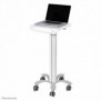 Neomounts MED-M050 Station de travail mobile médicale 10-18" - ressort à gaz, Panier multimédia, Blanc, Aluminium, Ordinateur portable, 8 kg, 25,4 cm 10