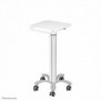 Neomounts MED-M050 Station de travail mobile médicale 10-18" - ressort à gaz, Panier multimédia, Blanc, Aluminium, Ordinateur portable, 8 kg, 25,4 cm 10