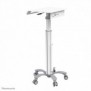 Neomounts MED-M050 Station de travail mobile médicale 10-18" - ressort à gaz, Panier multimédia, Blanc, Aluminium, Ordinateur portable, 8 kg, 25,4 cm 10