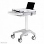 Neomounts MED-M200 Station de travail mobile médicale 10-17" - ressort à gaz - verrouillable, Panier multimédia, Blanc, Aluminium, Ordinateur portable, 5 kg, 25,4 cm 10
