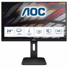 AOC P1 X24P1, 61 cm 24", 1920 x 1200 pixels, WUXGA, LED, 4 ms, Noir