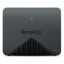 Synology MR2200AC, Wi-Fi 5 802.11ac, Bi-bande 2,4 GHz  5 GHz, EthernetLAN, Noir, Routeur