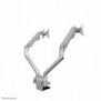 Neomounts FPMA-D750DSILVER Support d'écran à fixer 10-32" - ressort à gaz - Topfix, Collier de serrage passe-fil, 25,4 cm 10", 81,3 cm 32", 100 x 100 mm, Réglage de la hauteur, Argent