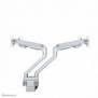 Neomounts FPMA-D750DSILVER Support d'écran à fixer 10-32" - ressort à gaz - Topfix, Collier de serrage passe-fil, 25,4 cm 10", 81,3 cm 32", 100 x 100 mm, Réglage de la hauteur, Argent