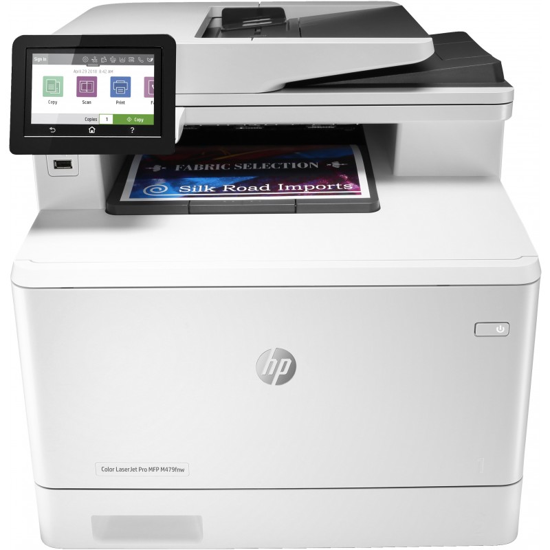 HP Color LaserJet Pro Imprimante multifonction M479fnw, Impression, copie, numérisation, télécopie, e-mail, Numérisation vers e-mailPDF Chargeur automatique de documents déroulé de 50 feuilles, Laser, Impression couleur, 600 x 600 DPI, A4