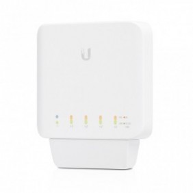 Ubiquiti UniFi USW-FLEX, Géré, L2, Gigabit Ethernet 101001000, Full duplex, Connexion Ethernet, supportant l'alimentation via ce port , Montage mural