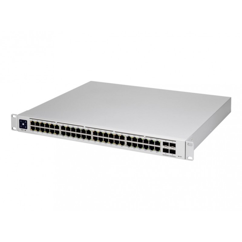 Ubiquiti UniFi Pro 48-Port PoE - Géré - L2L3 - Gigabit Ethernet 101001000 - Connexion Ethernet - supportant l'alimentation via ce port  - Grille de montage - 1U